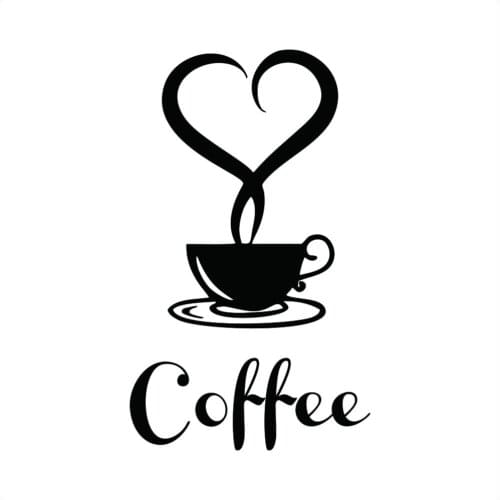 Coffee shop Restaurant kitchen wall Stickers decals home decoration 361 vinyl wall art diy decorative sticker