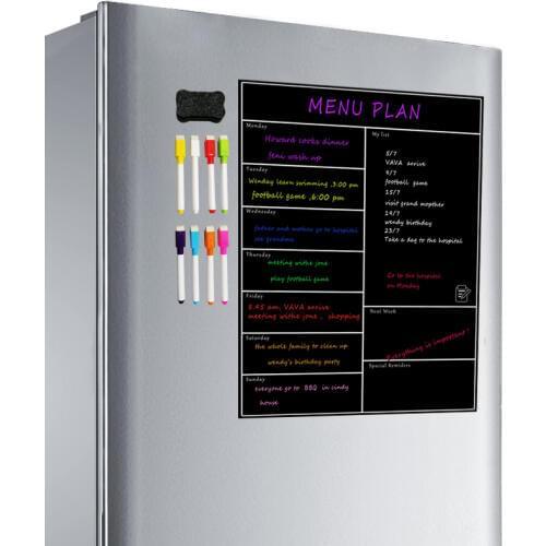 Magnetic Weekly Planner Magnetic Dry Erase Calendar Weekly Planner Board for Refrigerator Weekly dry Erase Boards