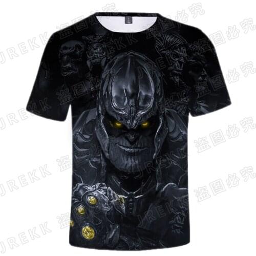 3D Printed Marvel Thanos Summer Casual Men Tee Shirt Harajuku Boy Girl Child Tops Fashion Oversized T-shirts For Male