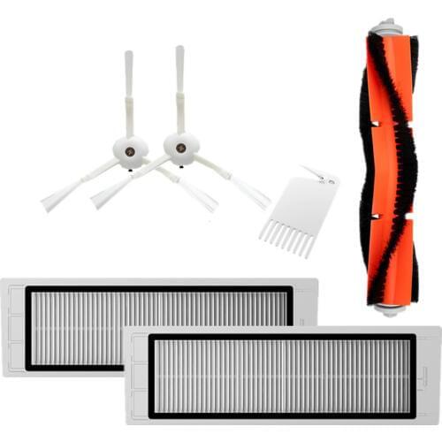 Original Robot Vacuum Part Pack of HEPA Filter Main Brush Cleaning Tool Side Brush for Xiaomi roborock Vacuum Cleaner