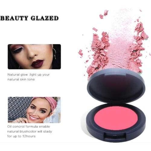 10 Colors Natural Long Lasting Matte Blush Rouge Powder Cake Modify Contours Makeup Blush Shadow Contour Powder Maquillage TSLM2