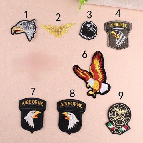 New Fashion Embroidery Ironing Animal Eagle Patch DIY Clothing Home Textile Decoration Accessories