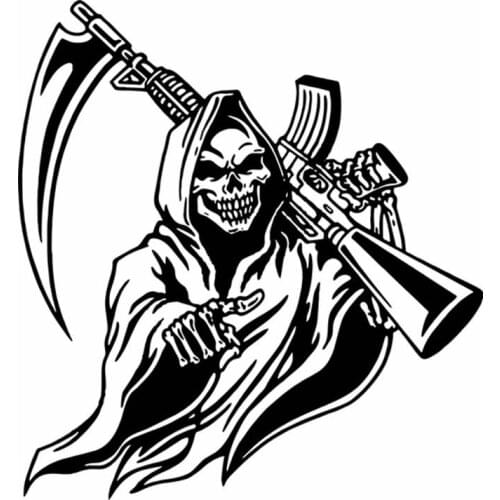 Hunt Sticker Car Hunting Shoot Skull Rifle Hunter Shop Posters Vinyl Wall Decals Decor Chase Mural Sticker