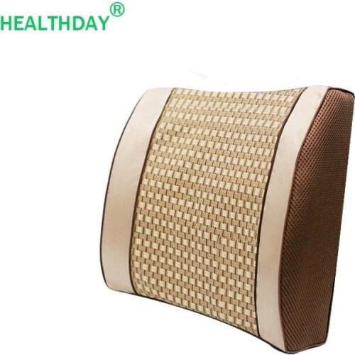 1Pc 36x31x12cm Soft Memory Foam Office Car Home Backrest Back Pillow Lumbar Support for Chair Orthopedic Massage Pillow Cushion