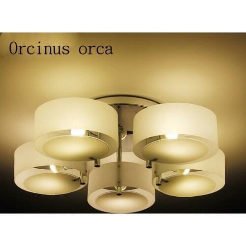 Nordic modern minimalist living room ceiling lamp led acrylic warm bedroom lighting European style creative atmosphere lighting