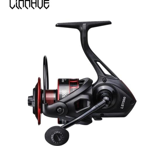 LINNHUE 2020 NEW Fishing Reel LS 1000-7000 Spinning Reel 10kg Max Drag 5.0:1 Deep Spool Carp Fishing Pesca Reel Fishing