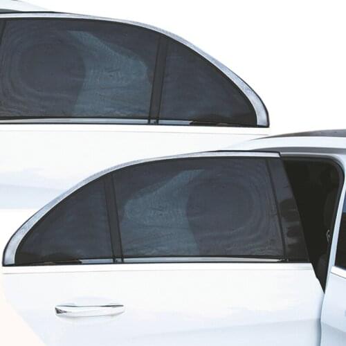 Car Sun Shade Side Window Sunshade Cover UV Protect Perspective Mesh Universal Car Accessories Windows can be opened