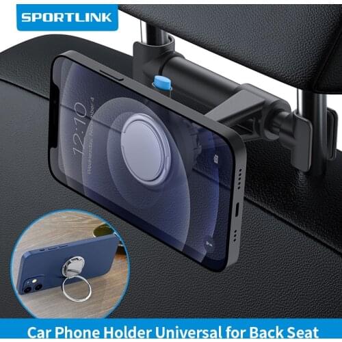 Sportlink Car Phone Mount Holder for Back Seat Universal Tablet PC Auto Car Phone Holder with 360 Rotation Car Quick Mount