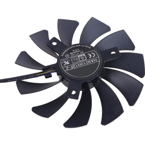 1 Pair HA9010H12F-Z 4Pin Cooler Fan Replacement for MSI GTX 1060 1660Ti RTX 2060 K3KB