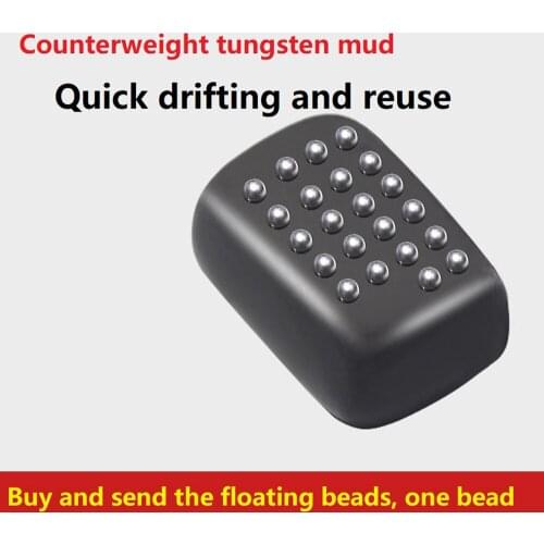 1pcs Moldable Tungsten Mud Accessories Carp Fishing 12g 25g Tungsten Mud Weights Terminal for fishing sinker fish Tackle Tool