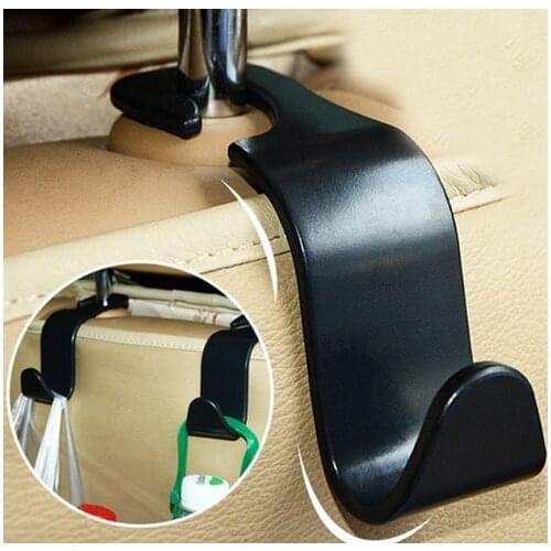 1PCS Universal Car Headrest Back Seat Hook Car Seat Hanger Vehicle Organizer Holder For Handbags Purses Coats And Grocery Bag