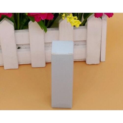 2*2*7.1cm 50Pcs/ Lot Small Sky Blue Kraft Paper Essential Oil Lipstick Perfume Bottle Party Box Gift Cosmetic Paper Pack Boxes