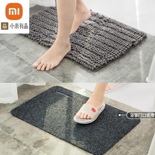 2 styles xiaomi Mijia Super absorbent skin Floor mat door mat toilet home mat bathroom anti-slip mat bathroom absorbent carpet