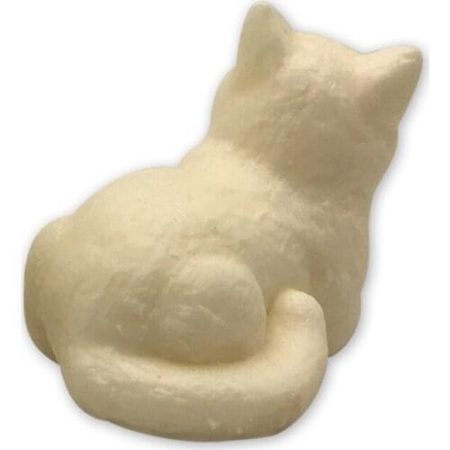 3D Animal Cats Silicone Mold DIY Aromatherapy Candle Crystal Epoxy Plaster Mould 87HA