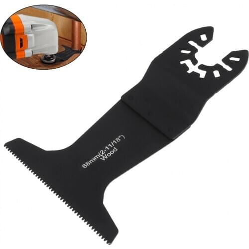 68mm Black Straight Saw Blade Power Tool Accessories with Sharp Tooth Fit for Wood / Sheet Grinding / PVC/ Nail Cutting