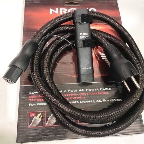 Audiophile NRG-10 Power Cable 6 ft/1.8M 72V DBS with Original box US & EU AC Plug