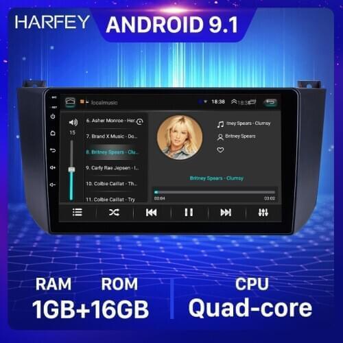 Harfey 9 inch car Radio Android 9.1 for 2009 2010 2011 2012 Changan Alsvin V5 GPS Car Multimedia player support Carplay DAB