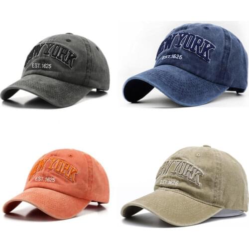 Doitbest 2021 Spring 100%cotton baseball cap hat for women men mom dad hat NEW YORK embroidery outdoor sports caps snapback