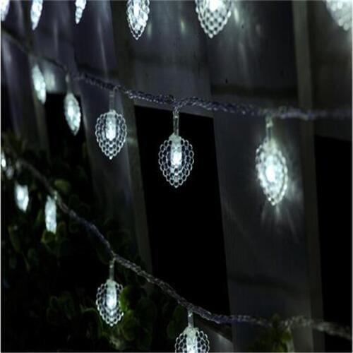 3M 20LED String Light Plastic LOVE Heart Party Decoration Star Fairy String Lighting For Indoor Wedding Bedroom Living room
