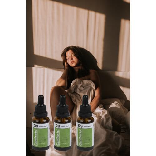 CANTHARIS D9 - 3 PCS. Love Drops, Love Drink, Decals Correcting Peaceful Nights Are Only For Women 5-7 Drops Under The Tongue