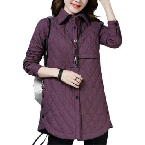 Autumn Winter New Casual Cotton Jacket Women art retro Loose Cotton linen Shirt Coat Cardigan Womens Plus size Parkas 3XL F531