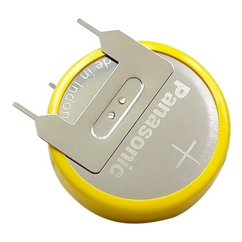 Panasonic CR2477 3V Lithium Battery High Performance High Temperature Resistant Button Batteries Cell CR 2477 with Solder Pins