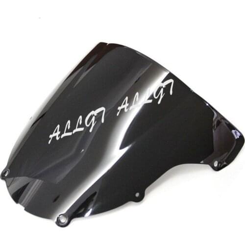 ALLGT Motorcycle Front Windshield for Kawasaki Ninja ZX6R 2003 2004