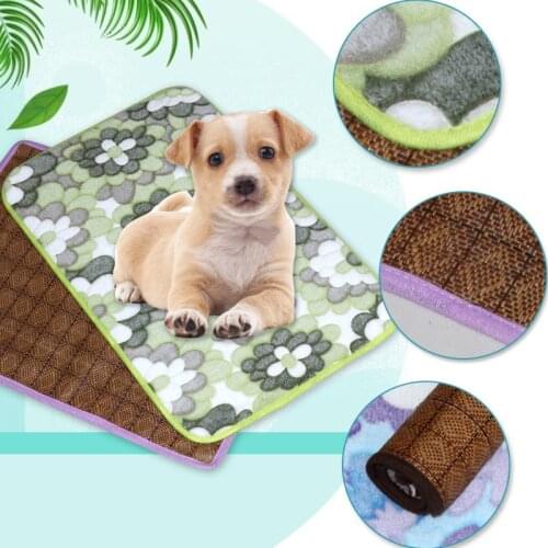 Reusable Washable Puppy Training Pad Pet Bed Mat Anti-slip Dog Pee Pad Blanket for Dog/Cat/Rabbit