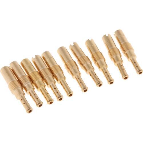 10pcs Set Slow/ Jet 45 For PWK Keihin OKO CVK,Stage-6, Polini,PD24,PD26