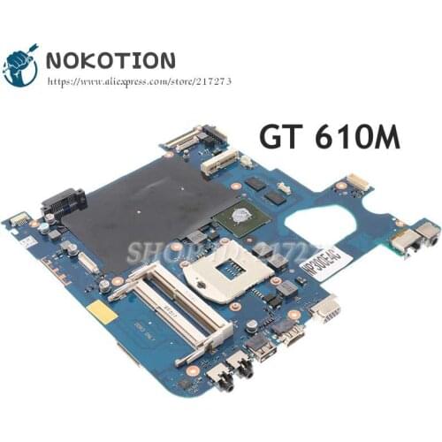 NOKOTION For Samsung NP300 NP300E NP300E4C Laptop Motherboard HM77 DDR3 GT610M BA92-08200A BA92-08200B Scala3-14CRV