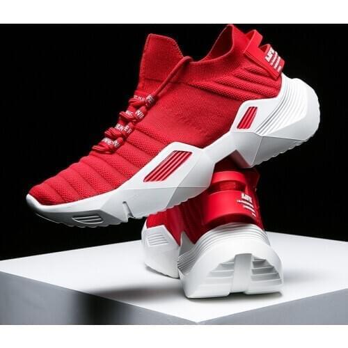 New Running Shoes chunky sneakers For Men High quality Sneaker Lace-Up Lightweight Breathable Zapatillas Hombre Sport Shoes