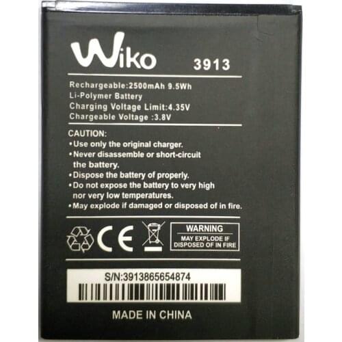 New High quality 5251 2600mAh battery For Wiko 5251 Lenny 4 / 4 Plus 3913 Pulp 4G Mobile phone +track code