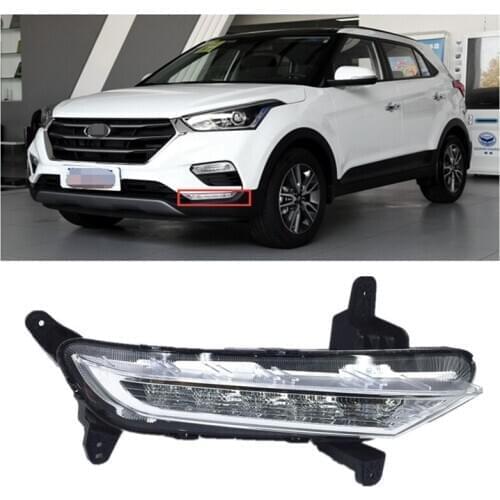 Front LED Fog Light For Hyunda i Creta IX25 Left/Right Front Daytime Running Light/Front Fog Lamp