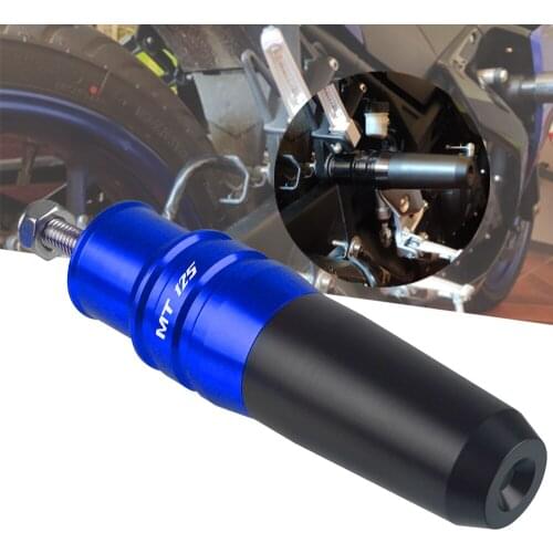 For YAMAHA MT125 MT-125 2014 2015 2016 2017 2018 Motorcycle Exhaust Slider Crash Protector Exhaust Sliders Protection With Logo