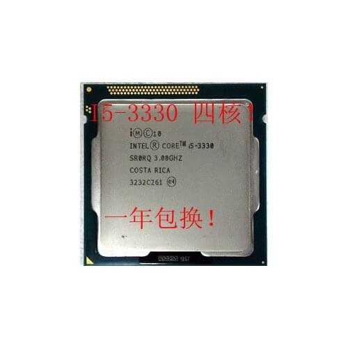 Intel Core i5 3330 i5-3330 I5-3350 Processor (6M Cache, 3.0 GHz) LGA1155 Desktop CPU properly Desktop Processor 100% working