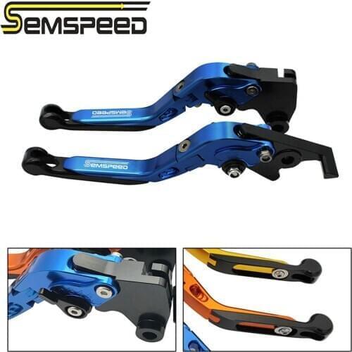 SEMSPEED Extendable Foldable Brake Clutch Levers for Honda CBR500R CB500F X CBR300R CB300 R F FA CBR250R GROM MSX125 MONKEY Z125