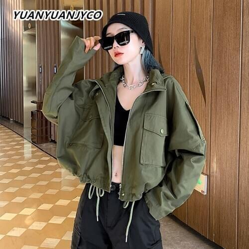Женские короткие куртки YUANYUANJYCO China At AliExpress