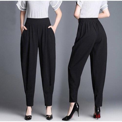 Women Pants Spring, Summer, Autumn Loose Fat Casual Bloomers Children Pantalones De Mujer