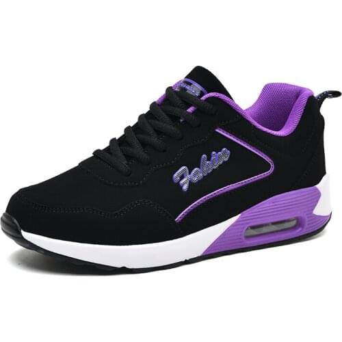 How Sale Womens Sports Shoes Fashion Air Sole Tennis Shoes Cushion Walking Sneakers Size 35-42