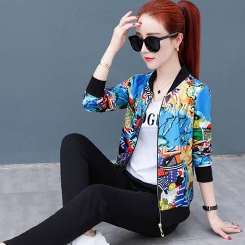 Womens Top 2021 Spring/Summer New Thin Sunscreen Womens Short Korean Short Womens Short Jacket Color Matching