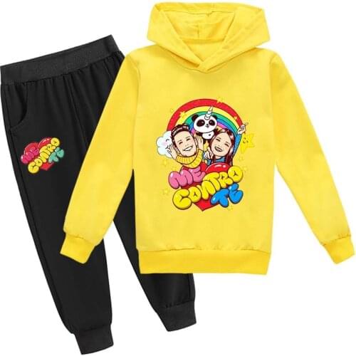 Girl 2-16Y Me contro te Clothing Set Children Birthday suit Boys Tracksuits Kids Me contro te Sport Suits Hoodies Top+Pants 2pcs