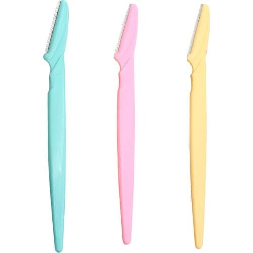 3/6/9PCS Eyebrow Trimmers Blades Hair Remover Shaver Face Eyebrow Razor Epilator Portable Makeup Tools