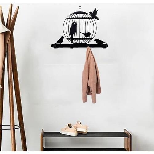 3Art Metal Decorative Wall Rack Clothes Hanger