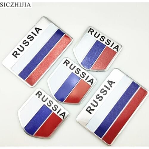 Car russia national emblem car sticker for Peugeot 206 207 208 301 307 308 407 2008 3008 4008