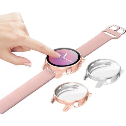 Case Cover for Samsung Galaxy Watch for Activa 2 40mm 44mm TPU Soft Bumper Case Protection Cover Active 1 Scratch Anti Screen
