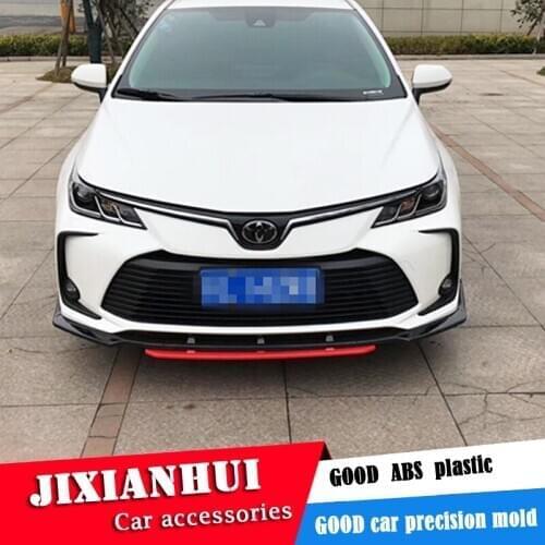 For Toyota Corolla Body kit spoiler 2019-2020 For Corolla ABS Rear lip rear spoiler front Bumper Diffuser Bumpers Protector