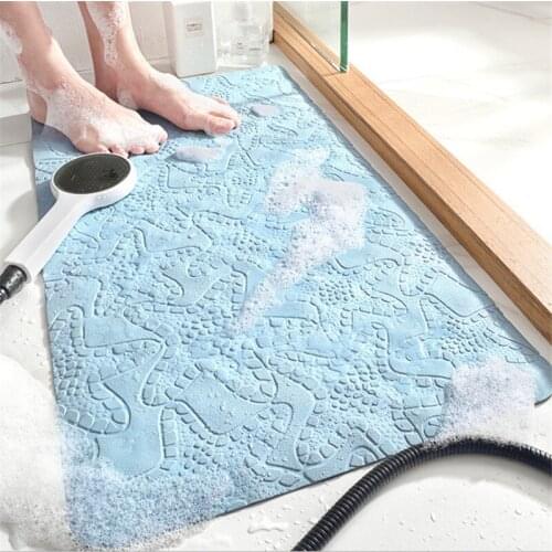 Eco-friendly Rubber Starfish Bath Mat with Suction Cup Shower Room Non-slip Hole Bathroom Bathtub Anti-slip Mat