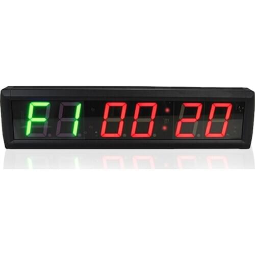 Hot-selling Big Gym Crossfit Wall Clock LED Fitness Interval Timer Gym Digital Countdown Clock With Stopwatch