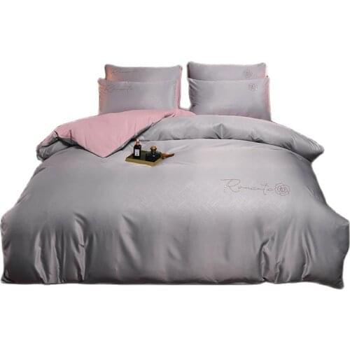 AB Side Bedding Set Stain Duvet Cover Sheet Set Diamant Bedclothes for Home