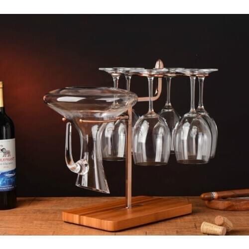 Creative Metal Wine Rack Hanging Wine Glass Holder Bar Stand Bracket Display Stand Bracket Decor